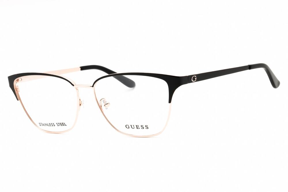 NEW Guess GU2795 black and gold Square frames